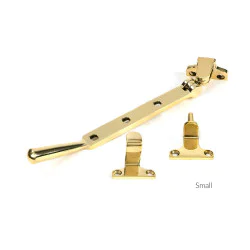 Polished Brass Newbury Stay (Steel Window)