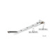 Polished Chrome Art Deco Stay
