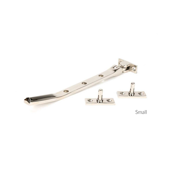 Polished Nickel Art Deco Stay