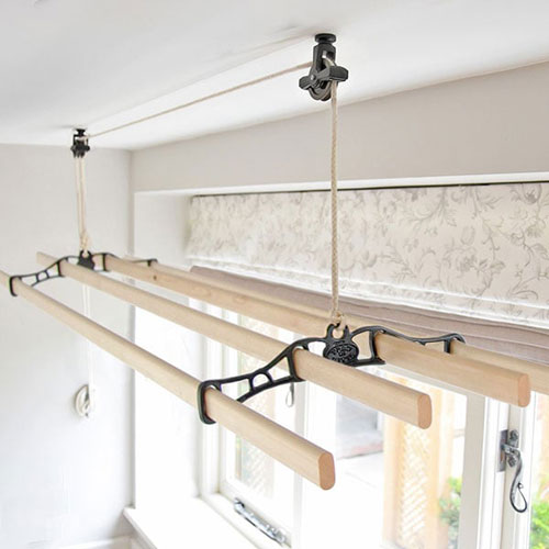 Pulley clothes airer