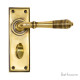 Reeded Lever - Aged Brass