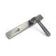 Blacksmith Pewter Patina Hammered Newbury Slimline Espag. Lock Set