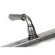 Blacksmith Pewter Patina Hammered Newbury Slimline Espag. Lock Set