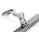 Blacksmith Pewter Patina Monkeytail Slimline Door Lever Handle