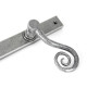 Blacksmith Pewter Patina Monkeytail Slimline Door Lever Handle