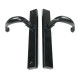 Traditional Blacksmith Cottage Slimline Lever Espag. Latch Set