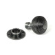 Blacksmith Pewter Patina Heavy Beehive Mortice/Rim Knob Set