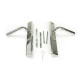 Polished Marine SS (316) Newbury Slimline Lever Espag. Latch Set