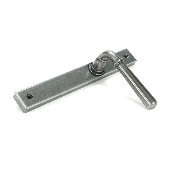 Pewter Newbury Slimline Door Lever Handle