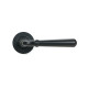 Matt Black Newbury Lever on Rose Set (Plain)