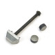 Blacksmith Pewter Patina Brompton Door Knocker