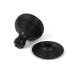 Matt Black Beehive Centre Door Knob
