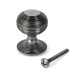 Blacksmith Pewter Patina Beehive Centre Door Knob