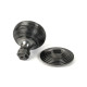 Blacksmith Pewter Patina Beehive Centre Door Knob