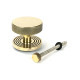 Aged Brass Brompton Centre Door Knob (Beehive)