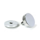 Polished Chrome Brompton Centre Door Knob (Plain)