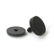 Aged Bronze Brompton Centre Door Knob (Plain)
