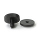 Aged Bronze Brompton Centre Door Knob (Plain)