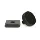 Aged Bronze Brompton Centre Door Knob (Square)