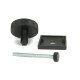 Aged Bronze Brompton Centre Door Knob (Square)