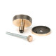 Polished Bronze Brompton Centre Door Knob (Plain)