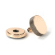 Polished Bronze Brompton Centre Door Knob (Art Deco)