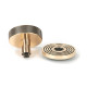 Polished Bronze Brompton Centre Door Knob (Beehive)