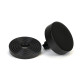 Black Brompton Centre Door Knob (Beehive)