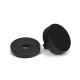 Matt Black Brompton Centre Door Knob (Plain)