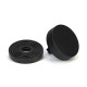 Matt Black Brompton Centre Door Knob (Beehive)