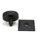 Matt Black Brompton Centre Door Knob (Square)