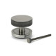 Pewter Brompton Centre Door Knob (Plain)