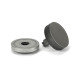 Pewter Brompton Centre Door Knob (Plain)
