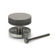 Blacksmith Pewter Patina Brompton Centre Door Knob (Beehive)