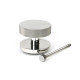 Polished Marine SS (316) Brompton Centre Door Knob (Plain)