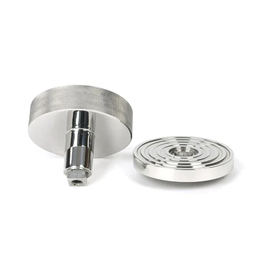 Polished Marine SS (316) Brompton Centre Door Knob (Beehive)