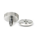 Polished Marine SS (316) Brompton Centre Door Knob (Beehive)