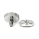 Polished Marine SS (316) Brompton Centre Door Knob (Beehive)