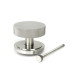 Satin Marine SS (316) Brompton Centre Door Knob (Art Deco)