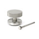 Satin Marine SS (316) Brompton Centre Door Knob (Beehive)