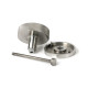 Satin Marine SS (316) Brompton Centre Door Knob (Beehive)