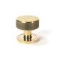 Aged Brass Brompton Mortice/Rim Knob Set (Plain)