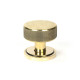 Aged Brass Brompton Mortice/Rim Knob Set (Art Deco)