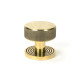 Aged Brass Brompton Mortice/Rim Knob Set (Beehive)