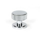 Polished Chrome Brompton Mortice/Rim Knob Set (Art Deco)