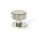 Polished Nickel Brompton Mortice/Rim Knob Set (Plain)