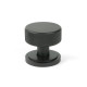 Aged Bronze Brompton Mortice/Rim Knob Set (Art Deco)
