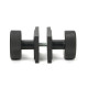 Aged Bronze Brompton Mortice/Rim Knob Set (Square)