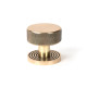 Polished Bronze Brompton Mortice/Rim Knob Set (Beehive)