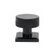 Black Brompton Mortice/Rim Knob Set (Square)